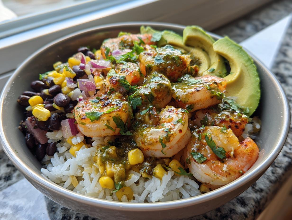 Cilantro-Lime Shrimp Bowl