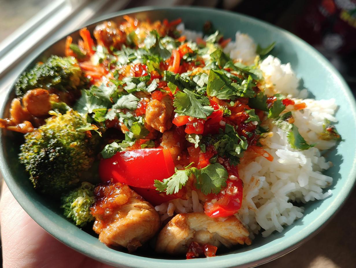 Citrus Chicken Rice Bowls