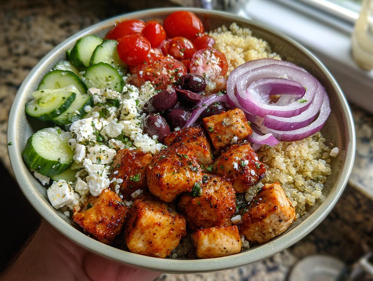 Greek Chicken Bowls