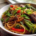Healthy Beef Chow Mein Bowls