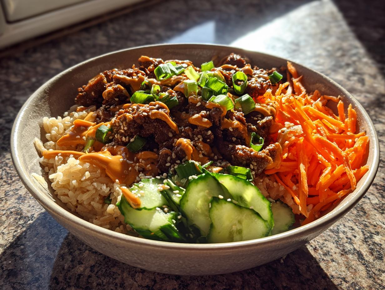 Korean Beef Power Bowls