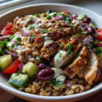 Mediterranean Chicken & Farro Bowls