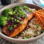 Miso Glazed Salmon Bowls