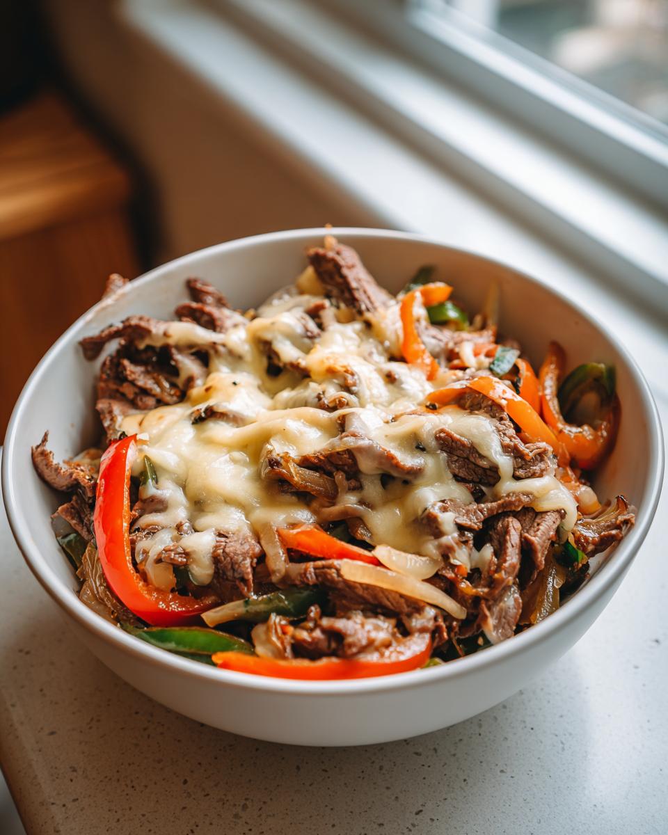 Philly Cheesesteak Bowls - detail 2