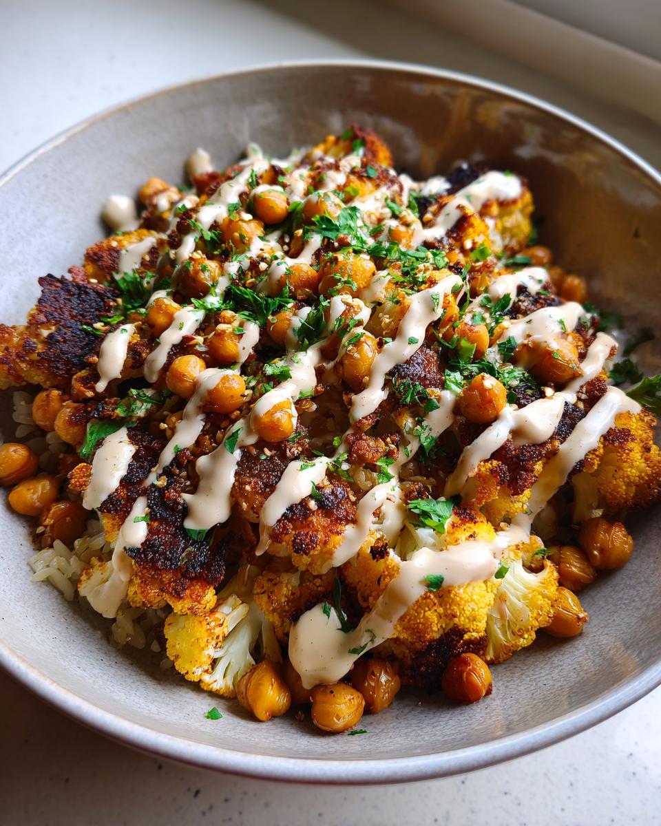Roasted Cauliflower & Chickpea Bowls - detail 2