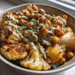 Roasted Cauliflower & Chickpea Bowls
