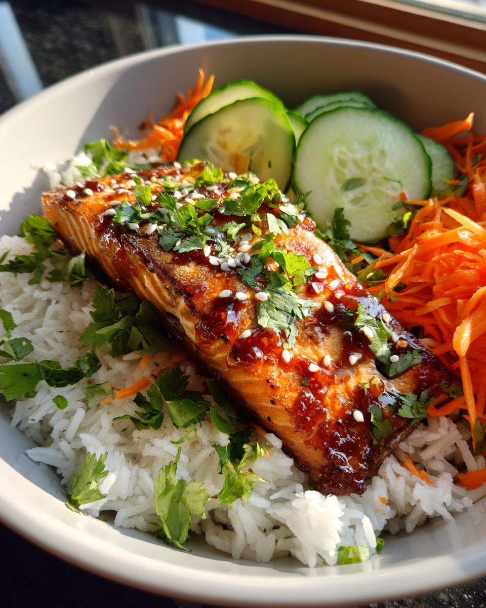 Sambal Salmon Bowl - detail 2
