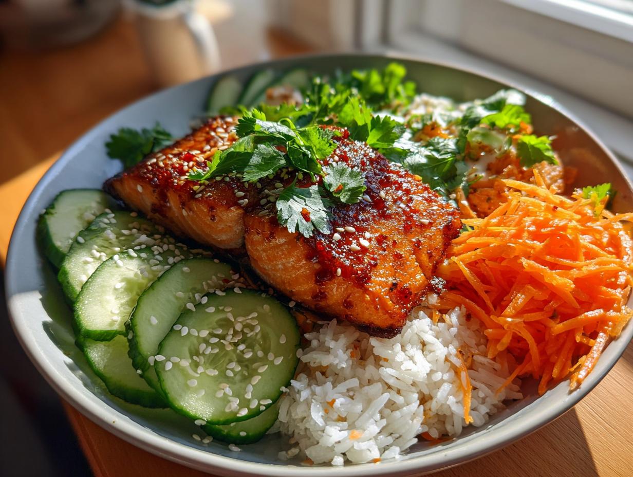 Sambal Salmon Bowl Recipe