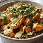 Sweet Potato & Cauliflower Lentil Bowl