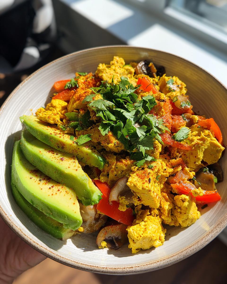 Tofu Scramble Vegan Breakfast Bowl - detail 2