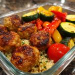 Turkey Meatball Meal Prep Bowls