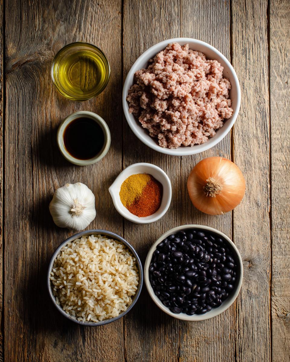 Healthy Turkey Taco Bowls - detail 1