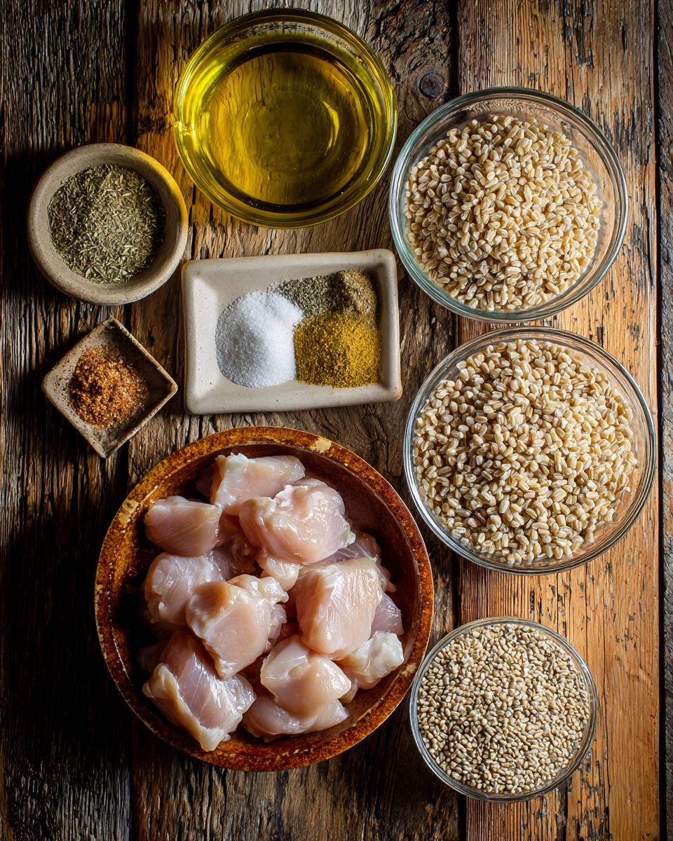 Mediterranean Chicken & Farro Bowls - detail 1