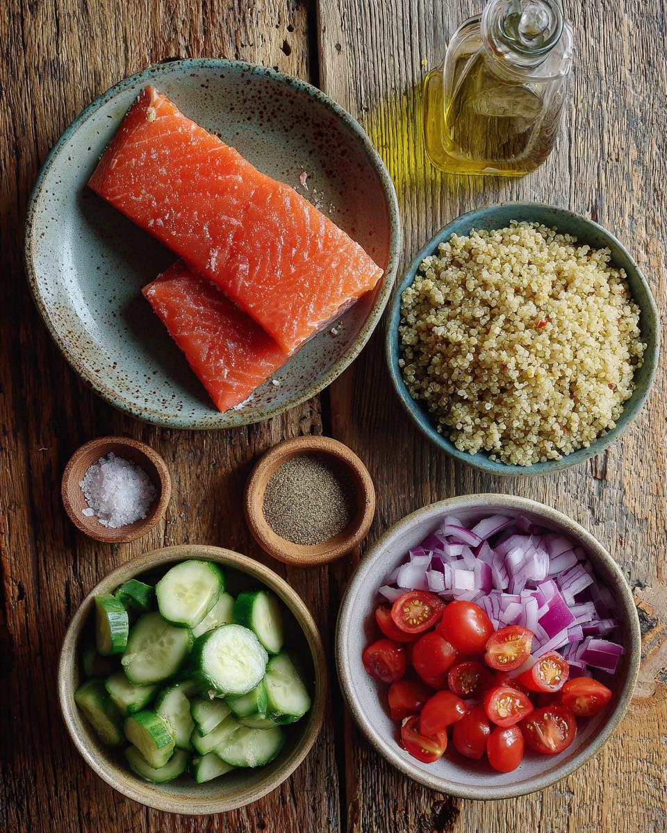 Mediterranean Salmon Bowl - detail 1