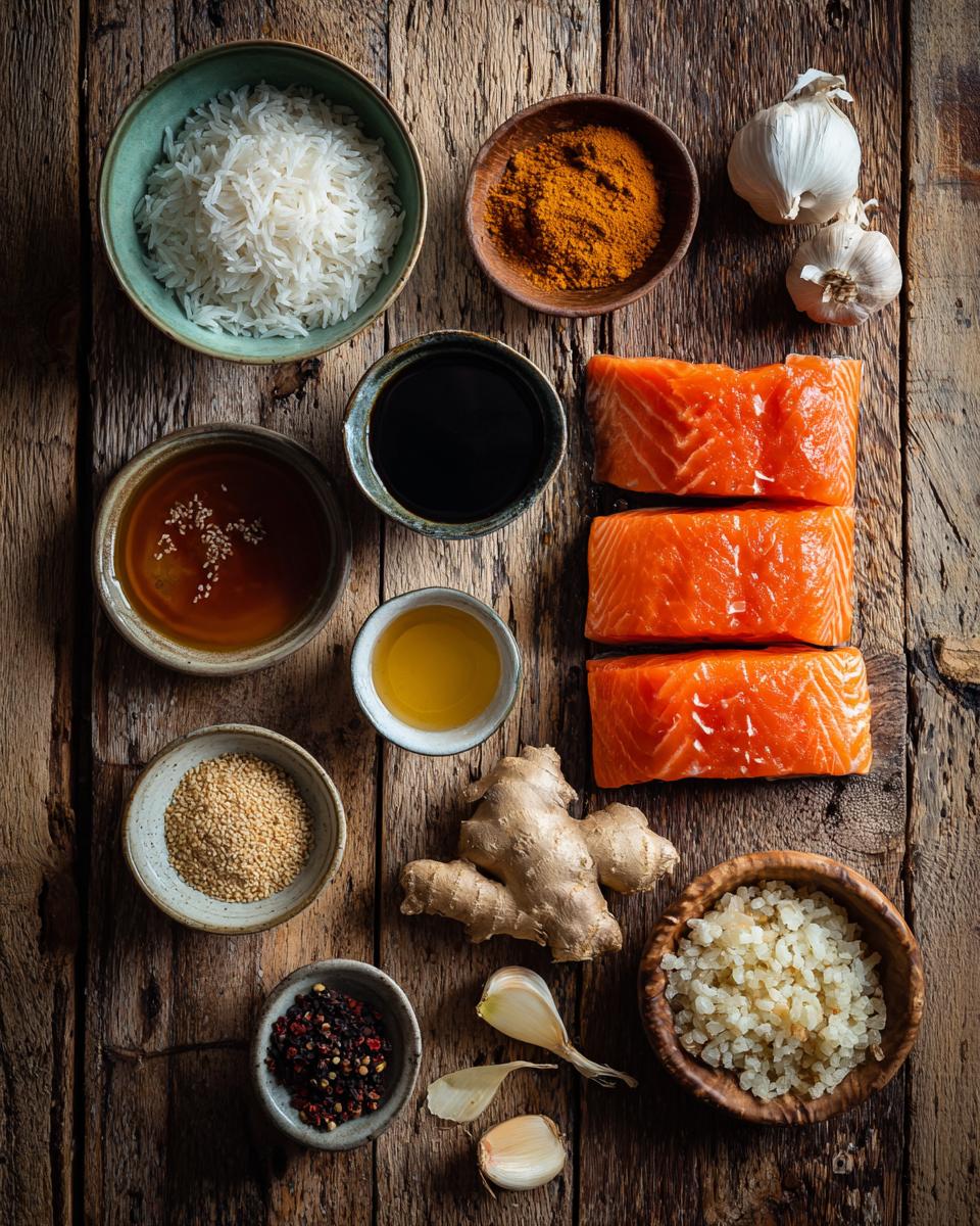 Miso Glazed Salmon Bowls - detail 1