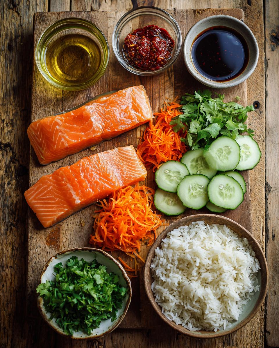Sambal Salmon Bowl - detail 1