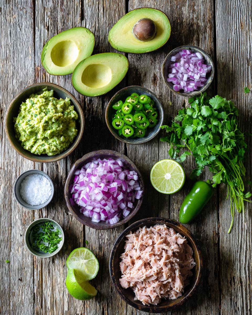 Spicy Tuna Guacamole Bowls - detail 1