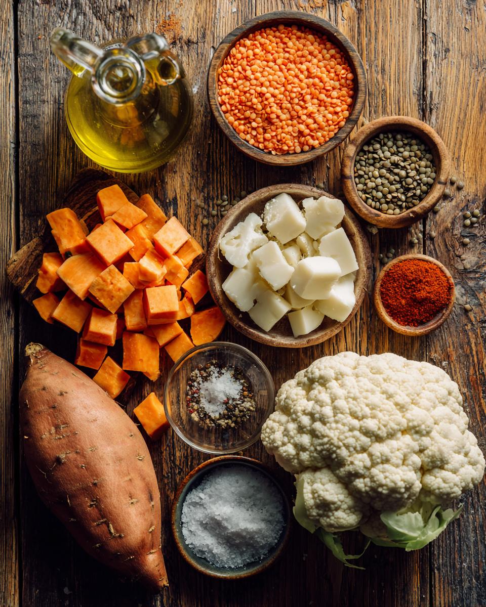 Sweet Potato & Cauliflower Lentil Bowl - detail 1