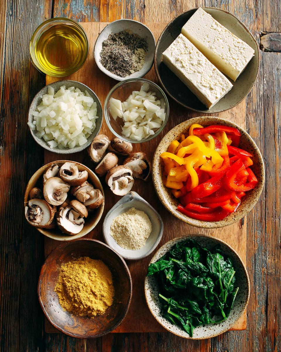 Tofu Scramble Vegan Breakfast Bowl - detail 1